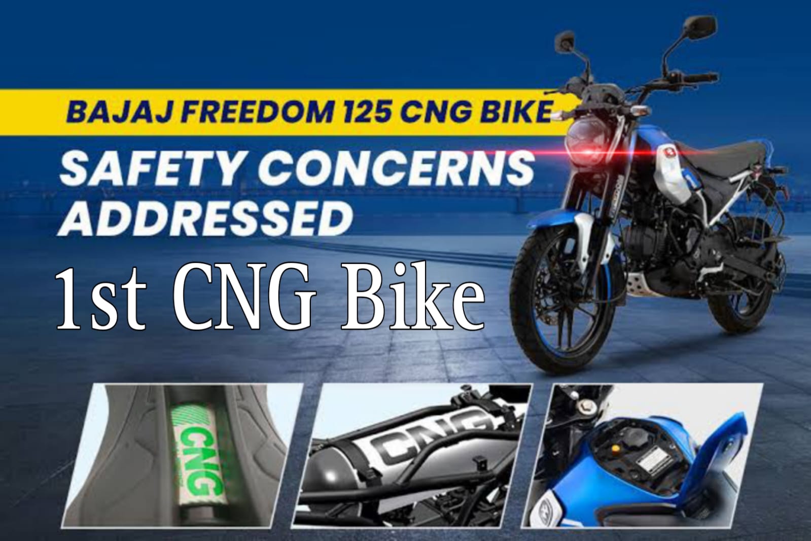 Bajaj Freedom 125cc CNG bike